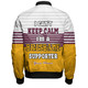 Brisbane Broncos Custom Bomber Jacket - Brisbane Broncos Supporter Bomber Jacket