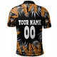 Wests Tigers Custom Polo Shirt - Tropical Patterns Wests Tigers Polo Shirt