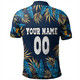 Gold Coast Titans Custom Polo Shirt - Tropical Patterns Gold Coast Titans Polo Shirt