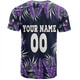 Melbourne Storm Custom T-Shirt - Tropical Patterns Melbourne Storm T-Shirt