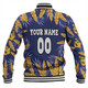 Parramatta Eels Custom Baseball Jacket - Tropical Patterns Parramatta Eels Baseball Jacket