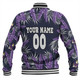 Melbourne Storm Custom Baseball Jacket - Tropical Patterns Melbourne Storm Baseball Jacket