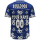 Canterbury-Bankstown Bulldogs Custom Baseball Shirt - Bulldogs With Maori Patterns Baseball Shirt