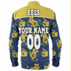 Parramatta Eels Custom Long Sleeve Shirt - Parramatta Eels With Maori Patterns Long Sleeve Shirt