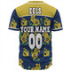 Parramatta Eels Custom Baseball Shirt - Parramatta Eels With Maori Patterns Baseball Shirt