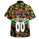 Penrith Panthers Hawaiian Shirt - Tropical Patterns And Dot Painting Eat Sleep Rugby Repeat