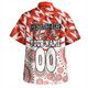 St. George Illawarra Dragons Hawaiian Shirt - Tropical Patterns And Dot Painting Eat Sleep Repeat