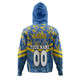 Parramatta Eels Sport Hoodie - Tropical Patterns And Dot Painting Eat Sleep Rugby Repeat