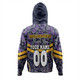 Melbourne Storm Hoodie - Tropical Patterns And Dot Painting Eat Sleep Rugby Repeat