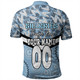 Cronulla-Sutherland Sharks Polo Shirt - Tropical Patterns And Dot Painting Eat Sleep Rugby Repeat