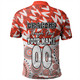 St. George Illawarra Dragons Polo Shirt - Tropical Patterns And Dot Painting Eat Sleep Repeat