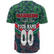 New Zealand Warriors Sport Baseball Shirt - Tropical Patterns And Dot Painting Eat Sleep Rugby Repeat