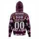 Manly Warringah Sea Eagles Hoodie - Tropical Hibiscus and Coconut Trees