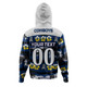 North Queensland Cowboys Hoodie - Tropical Hibiscus and Coconut Trees