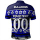 Canterbury-Bankstown Bulldogs Polo Shirt - Tropical Hibiscus and Coconut Trees