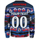 Sydney Roosters Sweatshirt - Tropical Hibiscus and Coconut Trees