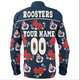 Sydney Roosters Long Sleeve Shirt - With Maori Pattern