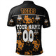 Wests Tigers Polo Shirt - With Maori Pattern