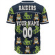 Canberra Raiders Baseball Shirt - With Maori Pattern