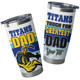 Titans Custom Tumbler - Greatest Tough Fan Dad Tumbler
