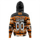 Wests Tigers Hoodie - Eat Sleep Repeat With Tropical Patterns