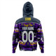 Melbourne Storm Hoodie - Eat Sleep Repeat With Tropical Patterns