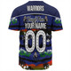 New Zealand Warriors Sport Baseball Shirt - Eat Sleep Repeat With Tropical Patterns