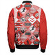 St. George Illawarra Dragons Bomber Jacket - Argyle Patterns Style Tough Fan For Life