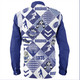 Canterbury-Bankstown Bulldogs Long Sleeve Shirt - Argyle Patterns Style Tough Fan Rugby For Life