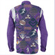 Melbourne Storm Long Sleeve Shirt - Argyle Patterns Style Tough Fan Rugby For Life