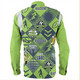 Canberra Raiders Long Sleeve Shirt - Argyle Patterns Style Tough Fan Rugby For Life