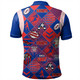 Newcastle Knights Sport Polo Shirt - Argyle Patterns Style Tough Fan Rugby For Life