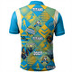 Gold Coast Titans Sport Polo Shirt - Argyle Patterns Style Tough Fan Rugby For Life