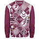 Manly Warringah Sea Eagles Sweatshirt - Argyle Patterns Style Tough Fan Rugby For Life