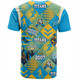 Gold Coast Titans Sport T-Shirt - Argyle Patterns Style Tough Fan Rugby For Life