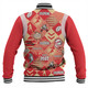 Redcliffe Dolphins Baseball Jacket - Argyle Patterns Style Tough Fan Rugby For Life