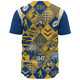Parramatta Eels Sport Baseball Shirt - Argyle Patterns Style Tough Fan Rugby For Life
