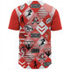 St. George Illawarra Dragons Baseball Shirt - Argyle Patterns Style Tough Fan For Life