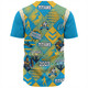 Gold Coast Titans Sport Baseball Shirt - Argyle Patterns Style Tough Fan Rugby For Life