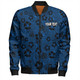 Newcastle Knights Sport Bomber Jacket - Scream With Tropical Patterns