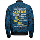 Parramatta Eels Sport Bomber Jacket - Scream With Tropical Patterns