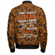 Wests Tigers Bomber Jacket - Scream With Tropical Patterns