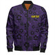 Melbourne Storm Bomber Jacket - Scream With Tropical Patterns