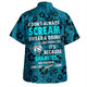 Cronulla-Sutherland Sharks Hawaiian Shirt - Scream With Tropical Patterns