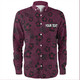 Manly Warringah Sea Eagles Long Sleeve Shirt - Scream With Tropical Patterns