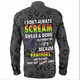 Penrith Panthers Long Sleeve Shirt - Scream With Tropical Patterns