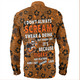 Wests Tigers Long Sleeve Shirt - Scream With Tropical Patterns