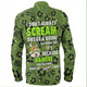 Canberra Raiders Long Sleeve Shirt - Scream With Tropical Patterns