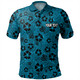 Cronulla-Sutherland Sharks Polo Shirt - Scream With Tropical Patterns