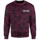 Manly Warringah Sea Eagles Sweatshirt - Scream With Tropical Patterns